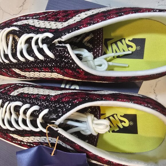 Vans Old Skool 36 LX Premium Skateboarding VN000EFKBRD Bordeaux Red MENS 10 NEW - Picture 9 of 16